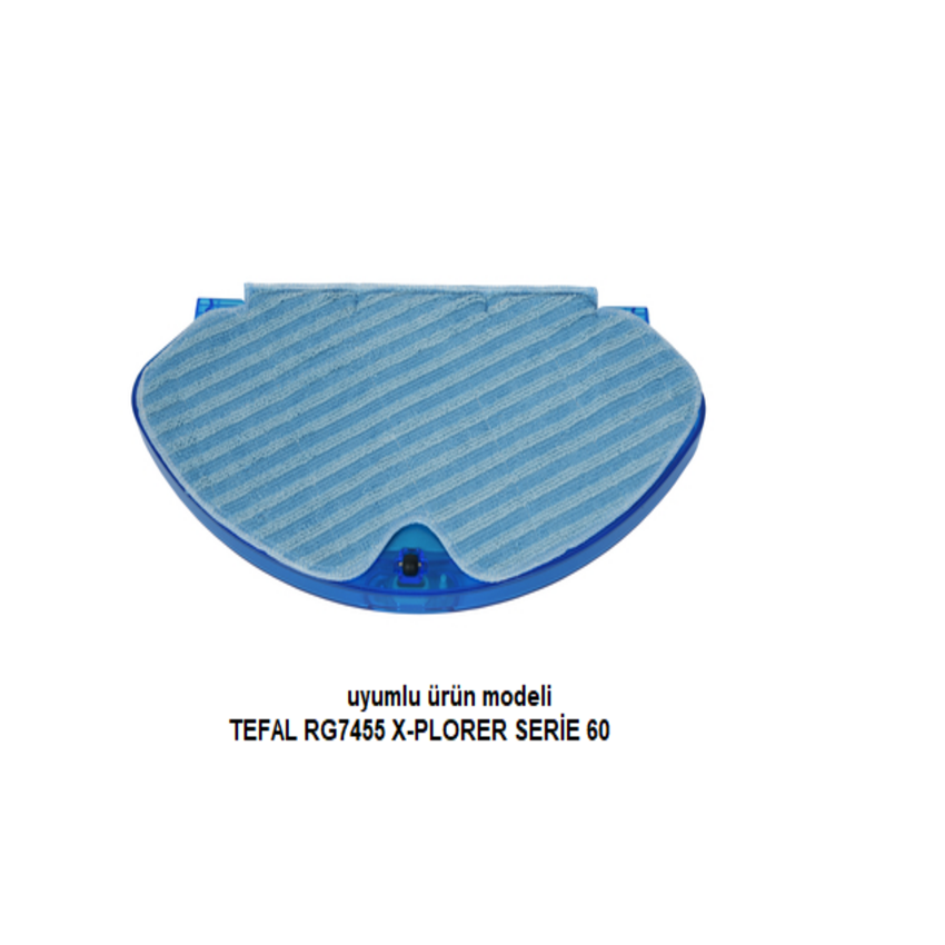 TEFAL RG7455 X-PLORER SERİE 60 AKILLI ROBOT SÜPÜRGE SU HAZNESİ MOP BEZİ